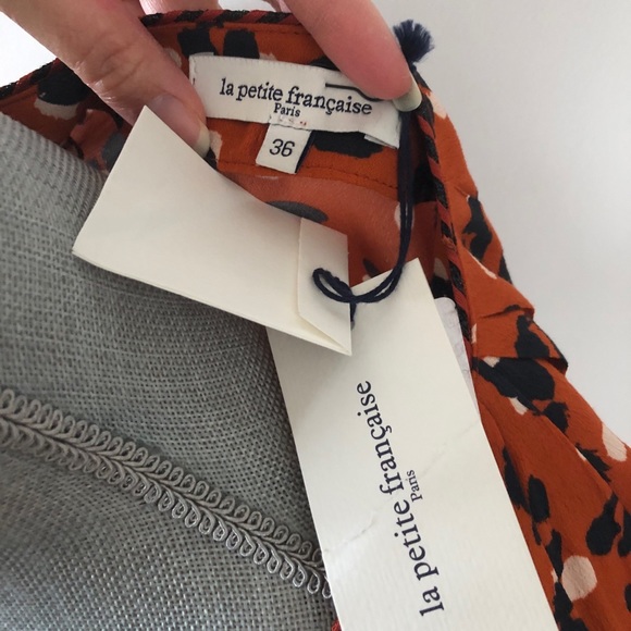 La Petite Francaise peplum leopard printed blouse 1950s vintage style - Picture 7 of 7